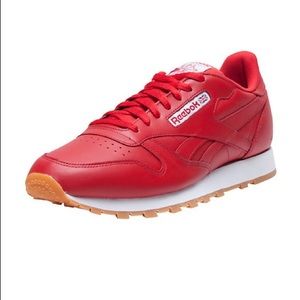 🔴 Reebok Classic in Red Leather 🔴